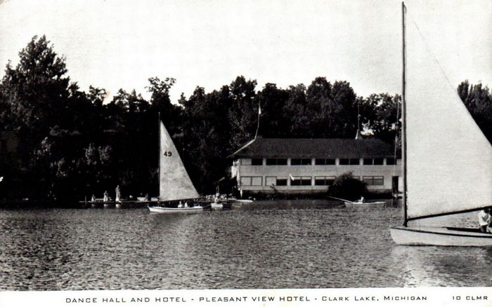 Pleasant View Hotel and Dance Pavillion - Vintage Postcard
